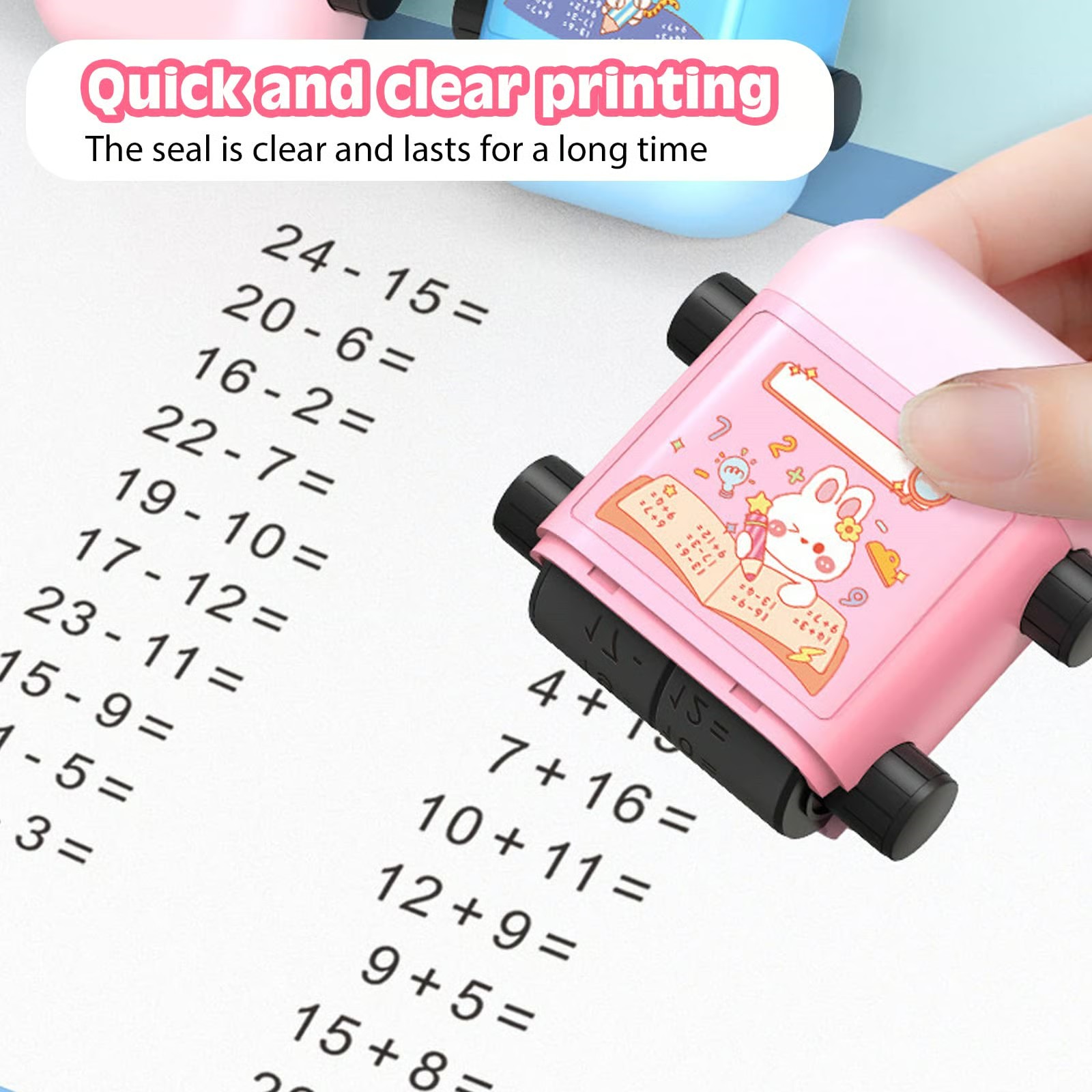 2 in 1 Math Stamps for Kids - Image 4
