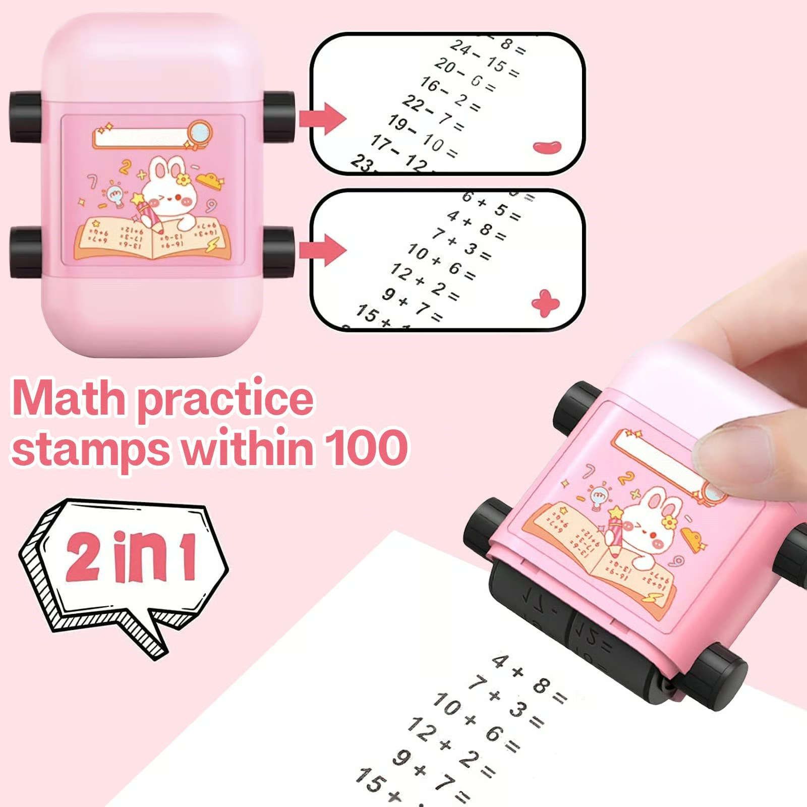 2 in 1 Math Stamps for Kids - Image 6