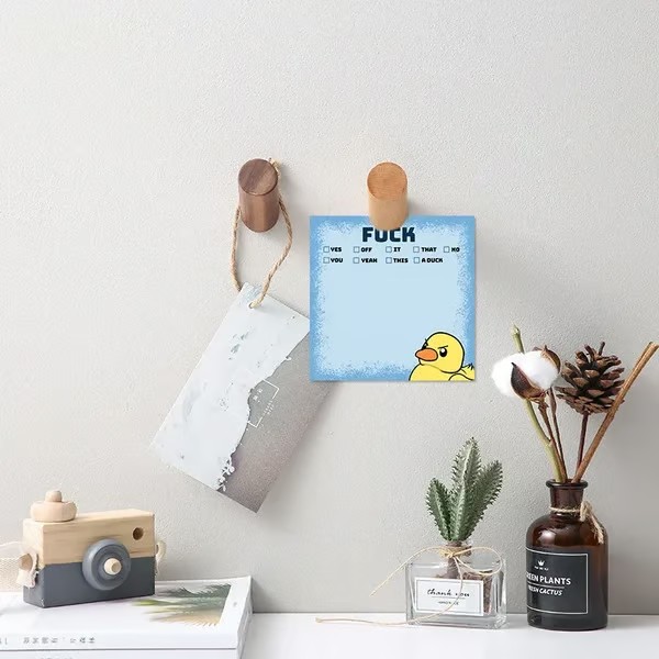 Funny Sassy Duck Sticky Notes - Image 2