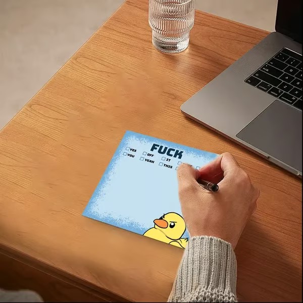 Funny Sassy Duck Sticky Notes - Image 4