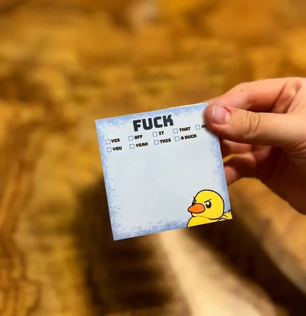 Funny Sassy Duck Sticky Notes - Image 5