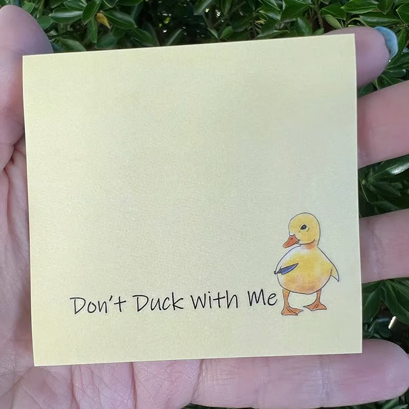 Funny Sassy Duck Sticky Notes - Image 6