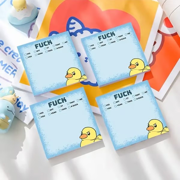 Funny Sassy Duck Sticky Notes - Image 7