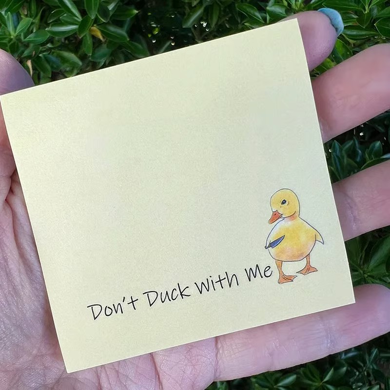 Funny Sassy Duck Sticky Notes - Image 8