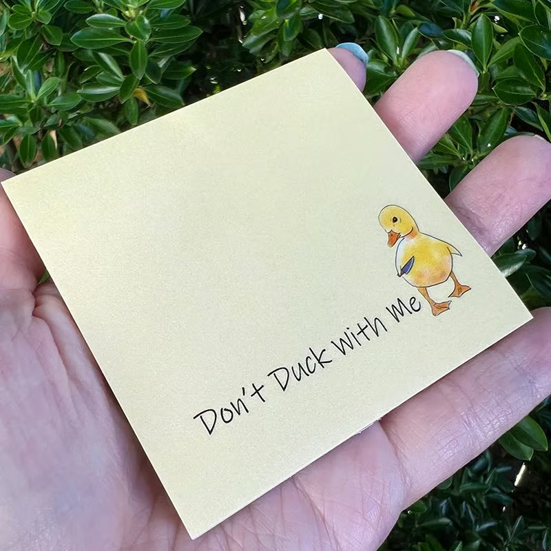 Funny Sassy Duck Sticky Notes - Image 9